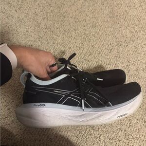 ASICS Gray and White Sneakers